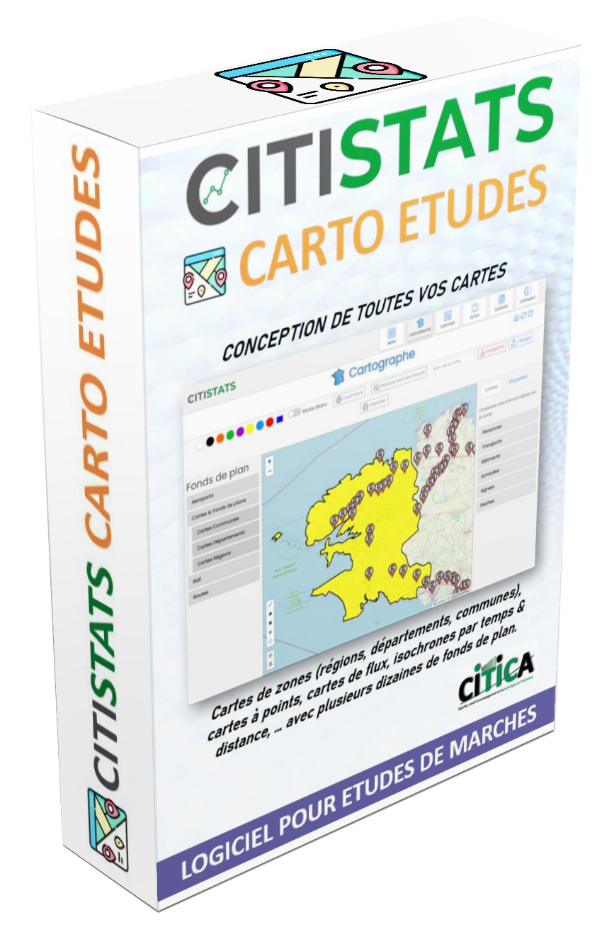 CITISTATS CARTO ETUDES - Logiciel de cartographie pour études de marché